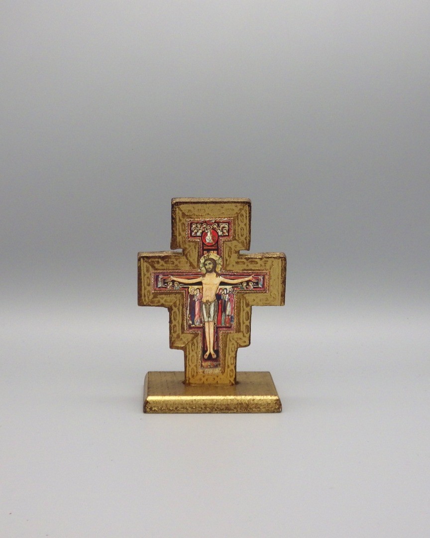 San Damiano cross with pedestal