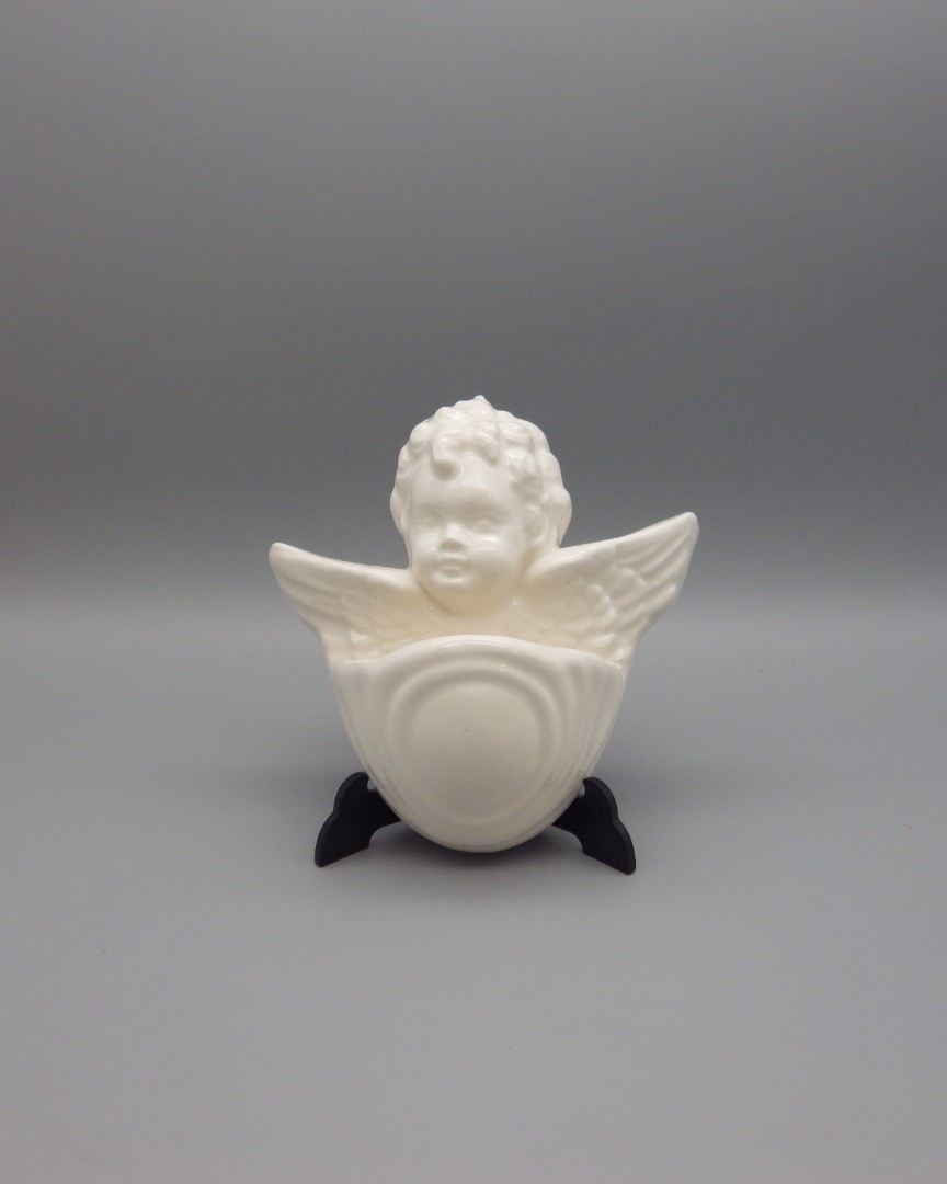 Baby angel holy water font